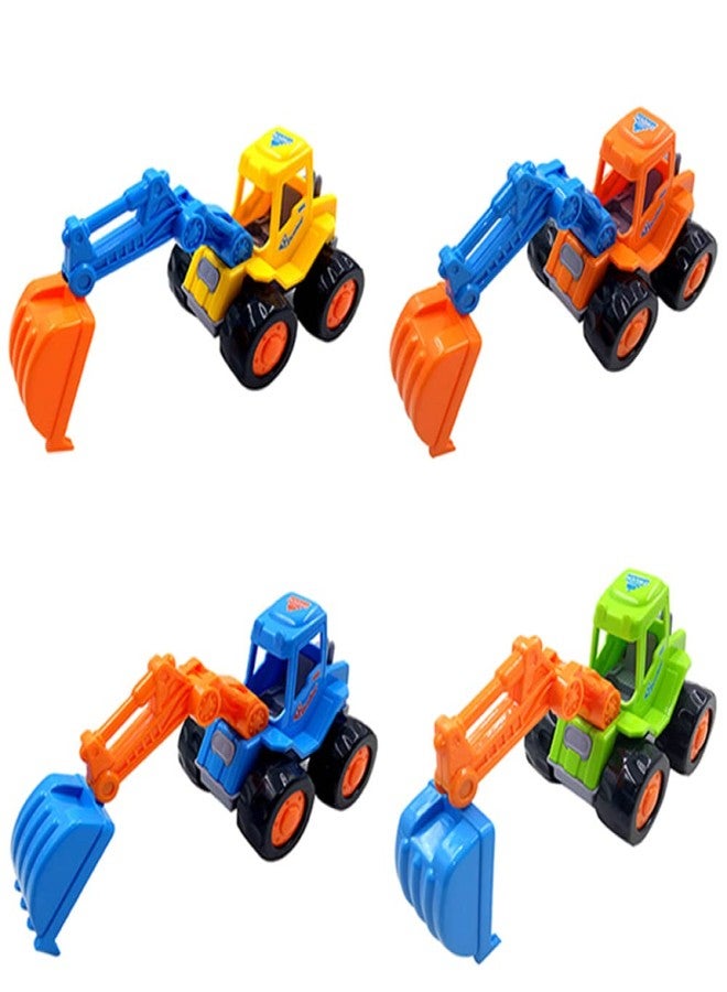 PLUSPOINT Excavator Toy Construction Vehicle Truck for Kids Pack of 1pc Pretend Play Set Building Vehicles Set for Kids 3-14 Years (Funny Truck) - Image 3